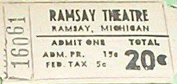 Ramsay Theatre - Ticket Stub